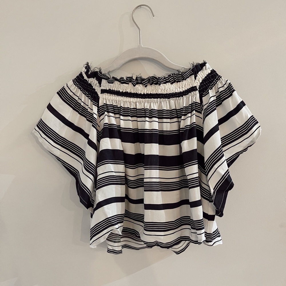 Faithfull the Brand navy stripe top